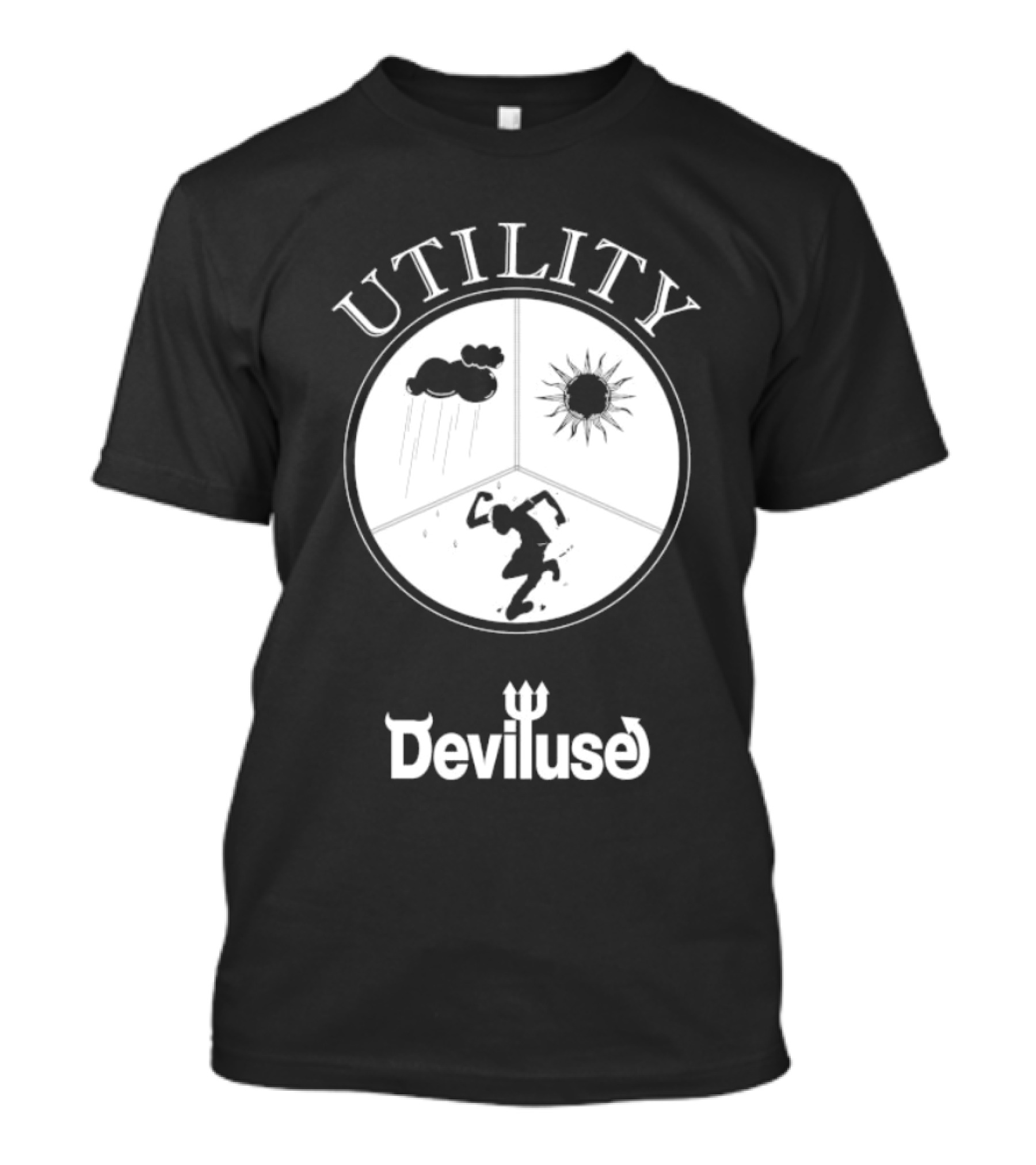 Utility Deciluse Rain Sun And Run Deviluse T-Shirt