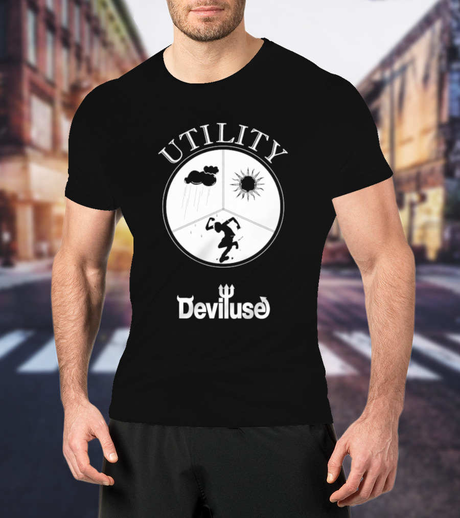 Utility Deciluse Rain Sun And Run Deviluse T-Shirt