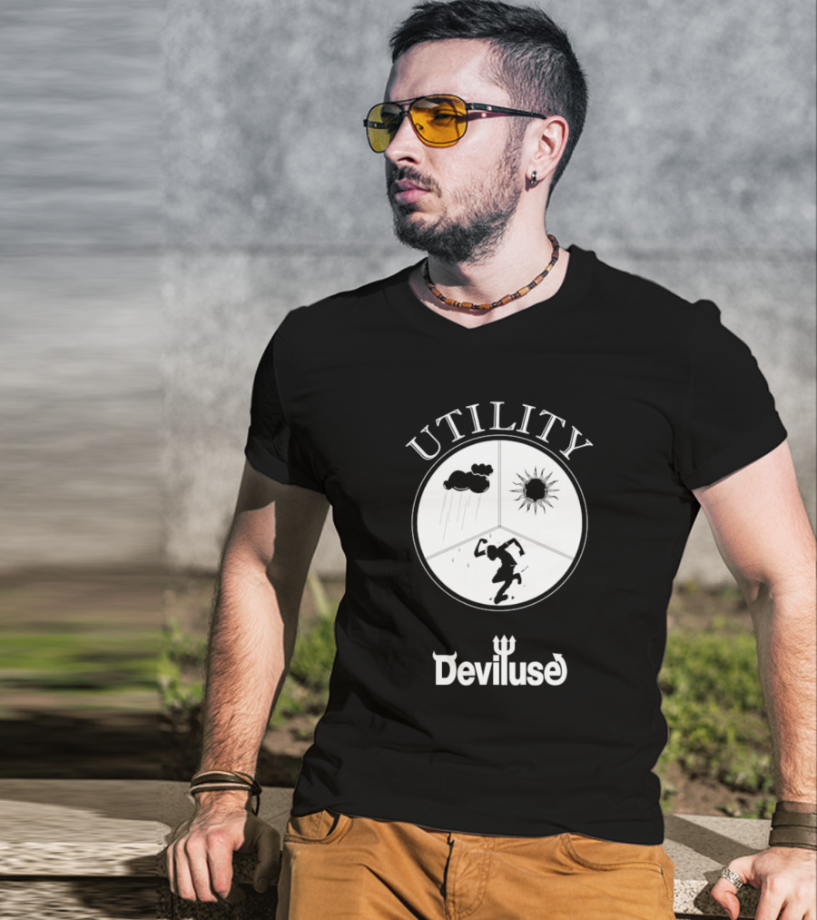 Utility Deciluse Rain Sun And Run Deviluse T-Shirt