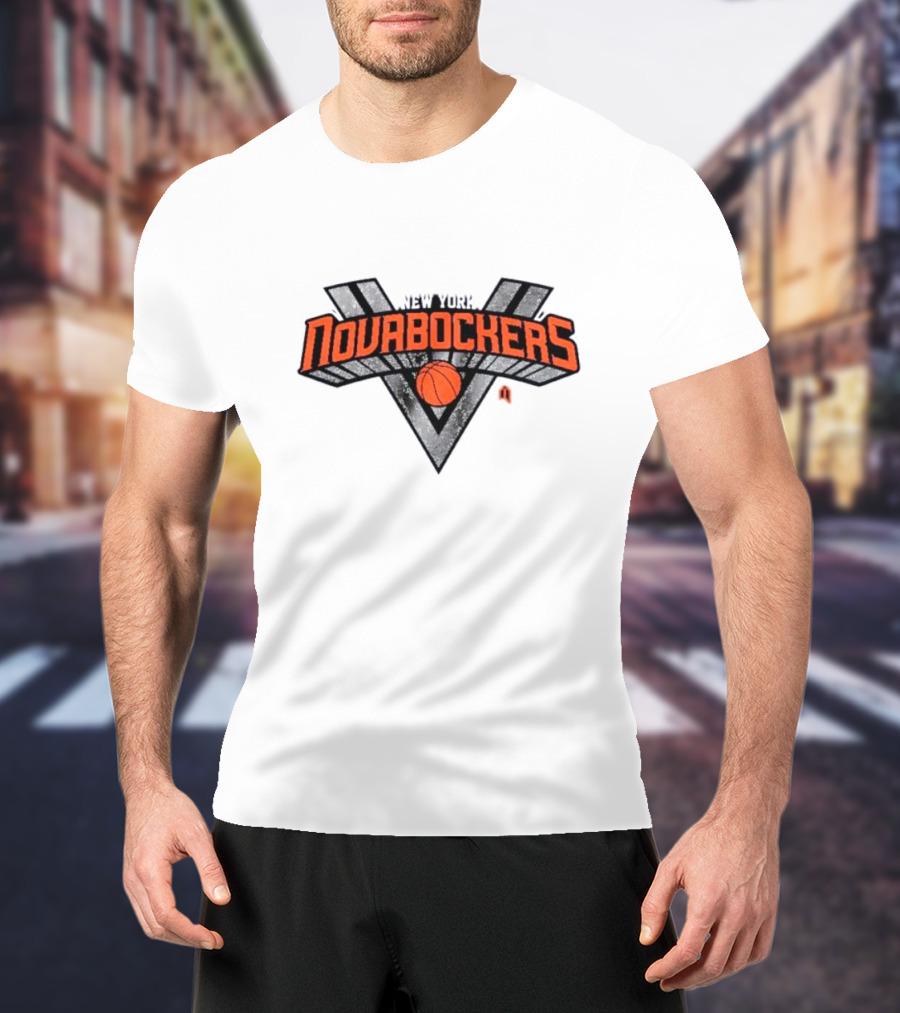 New York Novabockers Basketball V T-Shirt