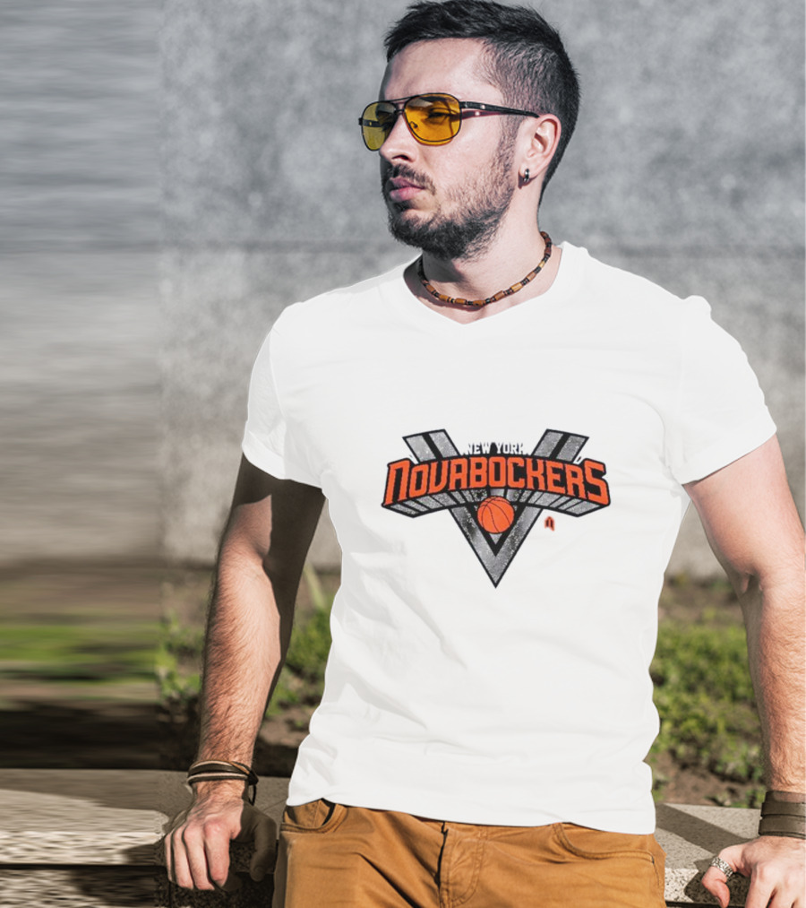 New York Novabockers Basketball V T-Shirt