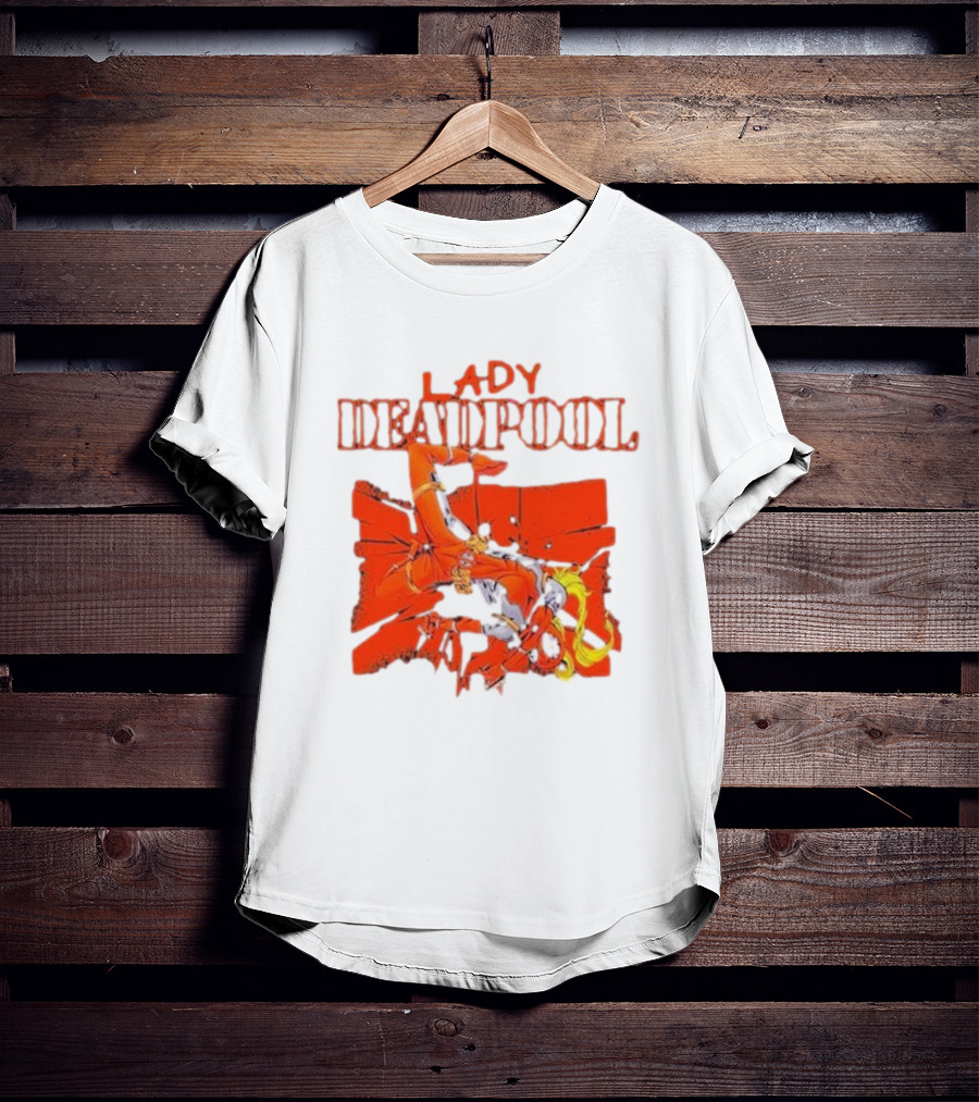 Rob Liefeld Lady Deadpool T-Shirt