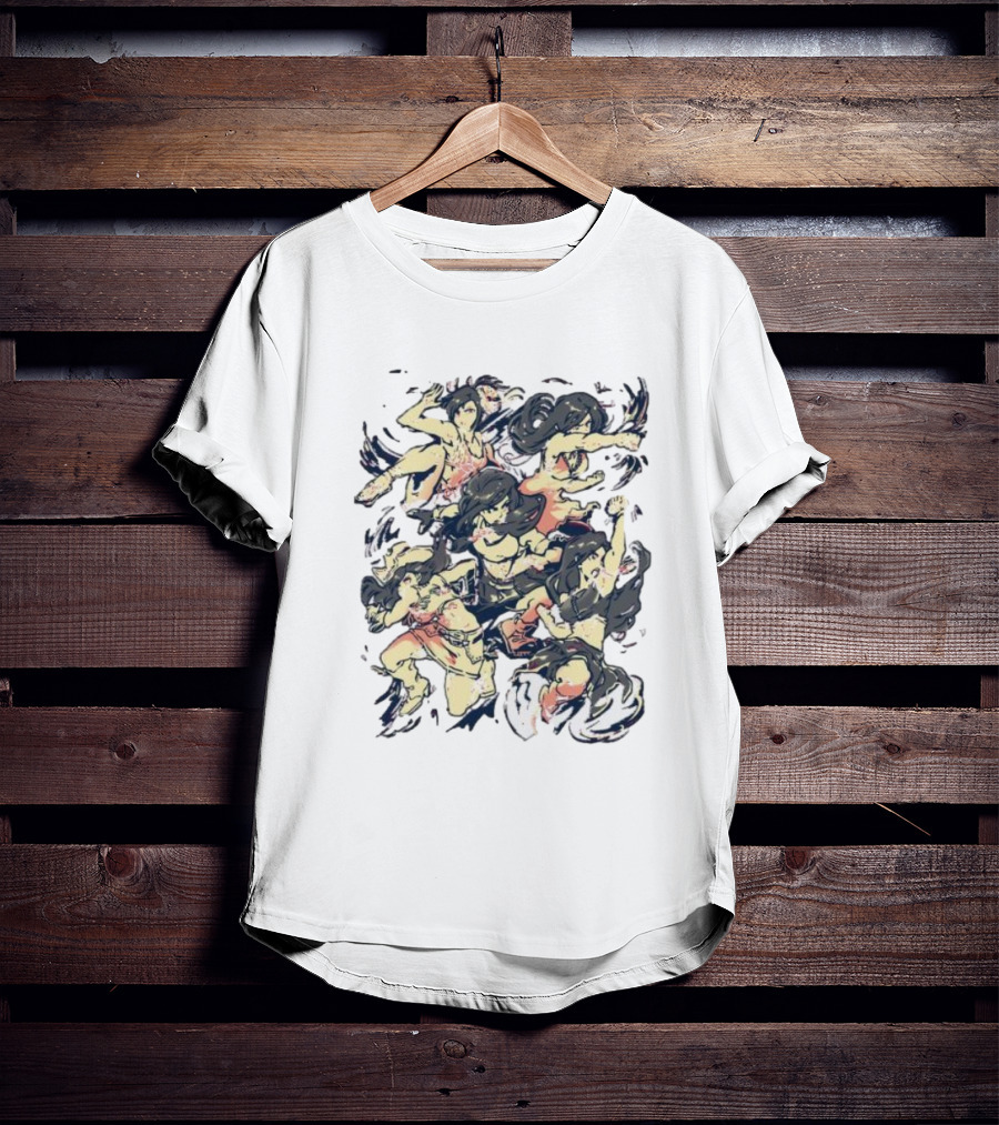 Seventh Heaven HelloWinter Dynamic Character Collage T-Shirt