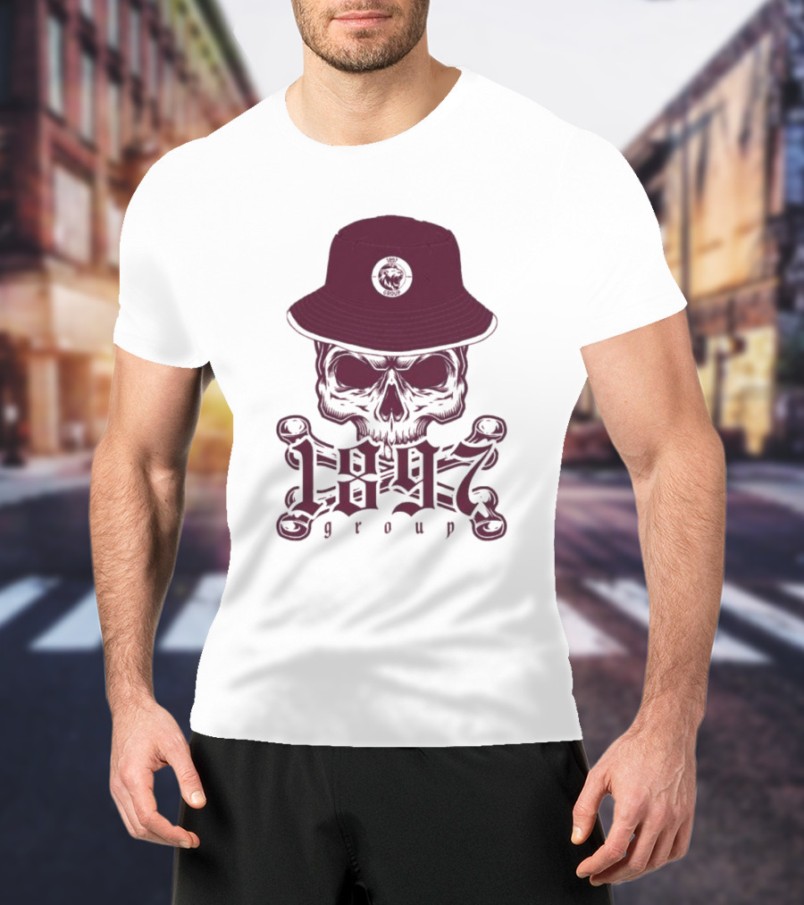 1897 Group Skull With Hat T-Shirt