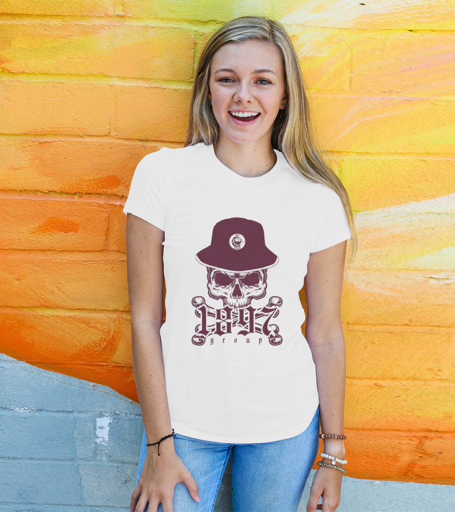 1897 Group Skull With Hat T-Shirt