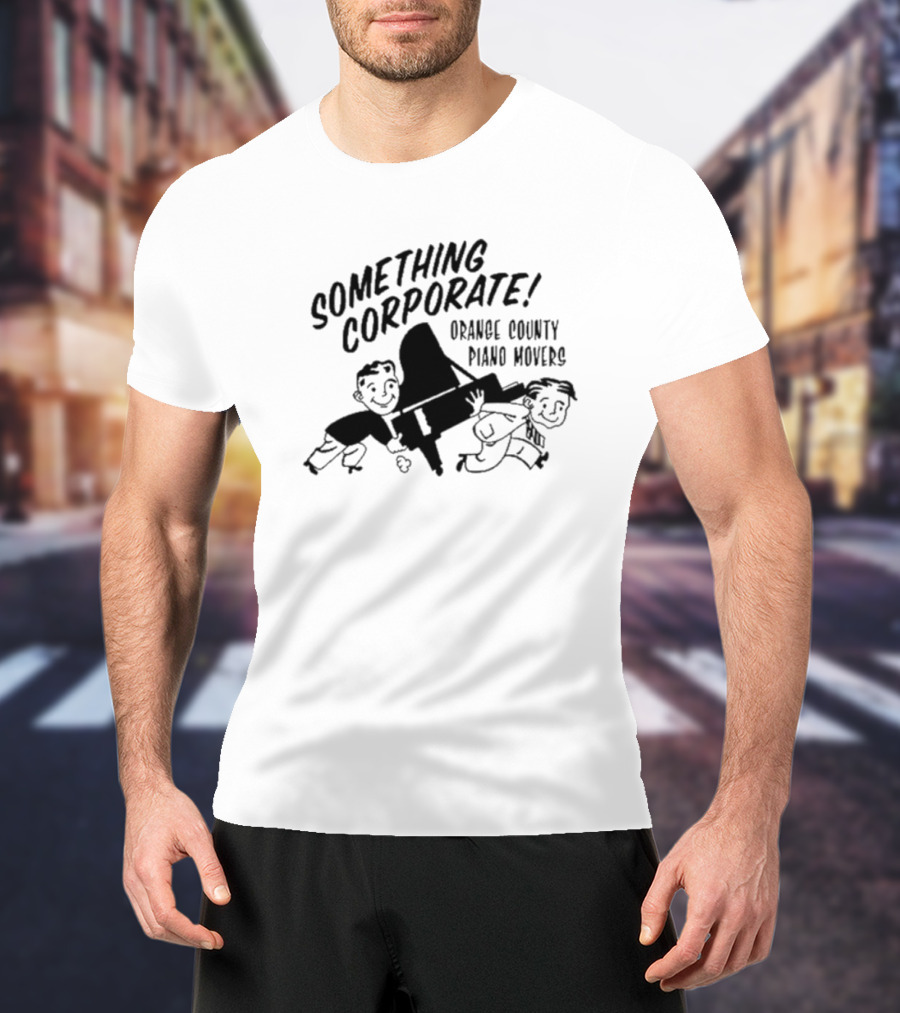 Something Corporate Orange County Piano Movers Andrew McMahon T-Shirt