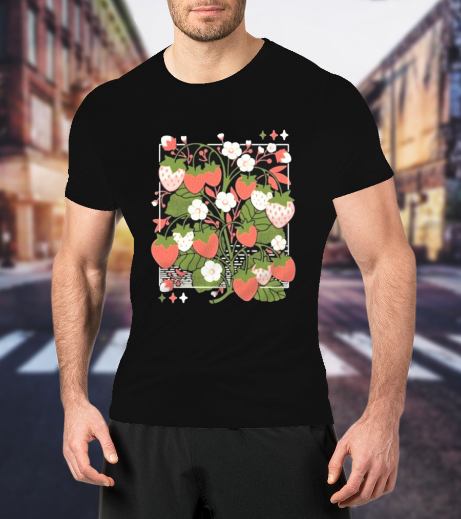 Doki Rosi Strawberry Fields Floral T-Shirt