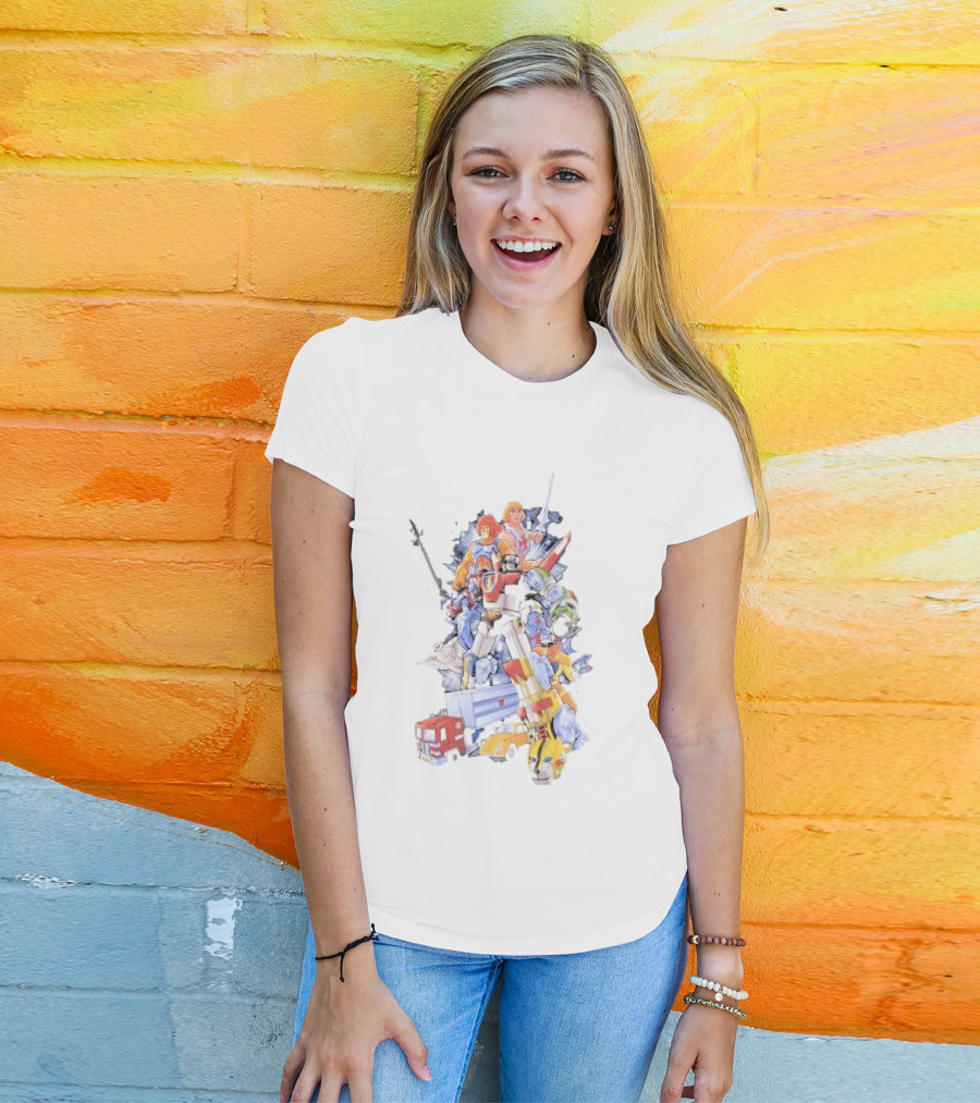 The 80’s Fuking Ruled Cartoon Characters Transformers Voltron Masters Of The Universe T-Shirt