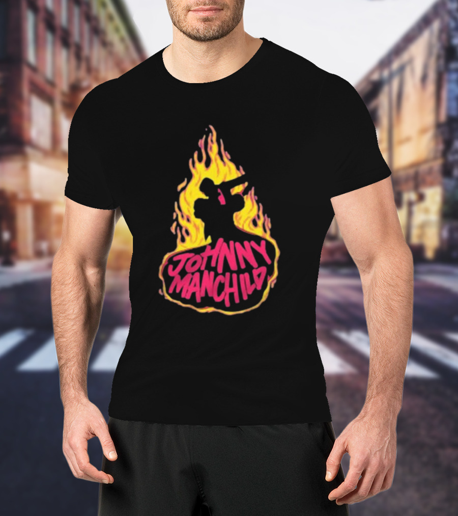 Johnny Manchild Fire Dance Silhouette Flame T-Shirt