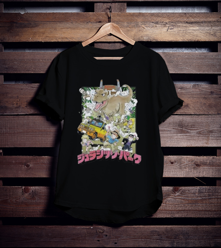Jurassic Park Anime Style Adventure T-Shirt