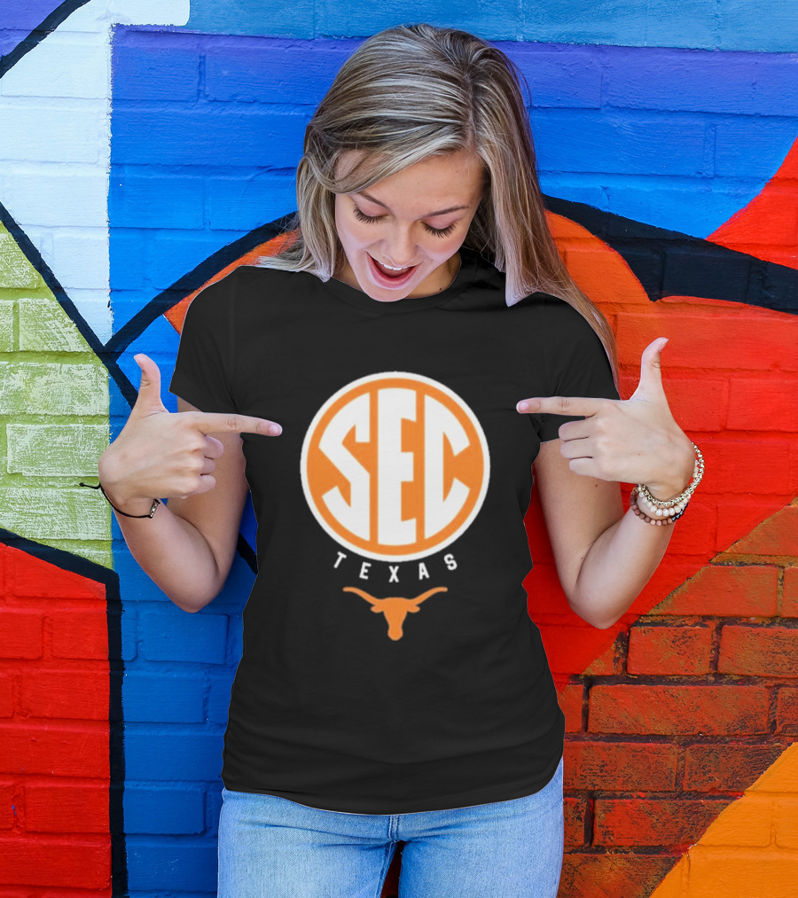 SEC Texas Longhorns Logo Texas Longhorn T-Shirt