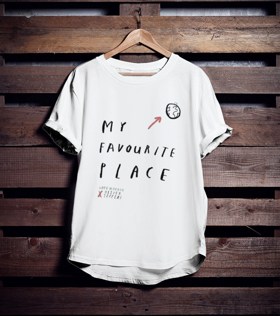 Yasmin Finney Greenpeace X Oliver Jeffers My Favourite Place Festival T-Shirt