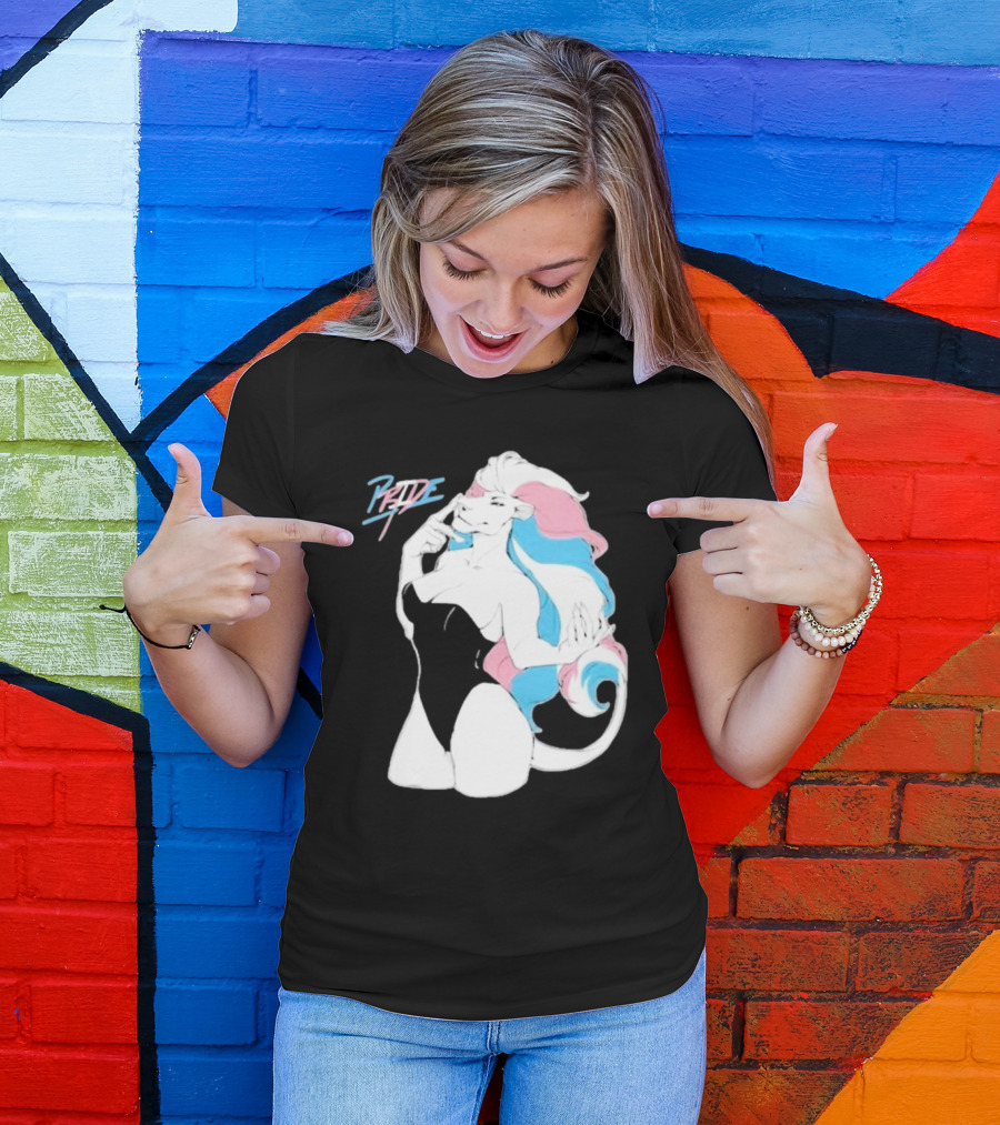 Pride Lioness Trans Flag Colors T-Shirt