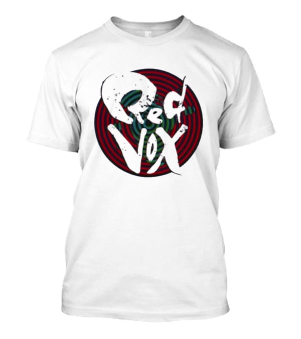 Retroware Red Vox Psychedelic Spiral Retro Vibes T-Shirt