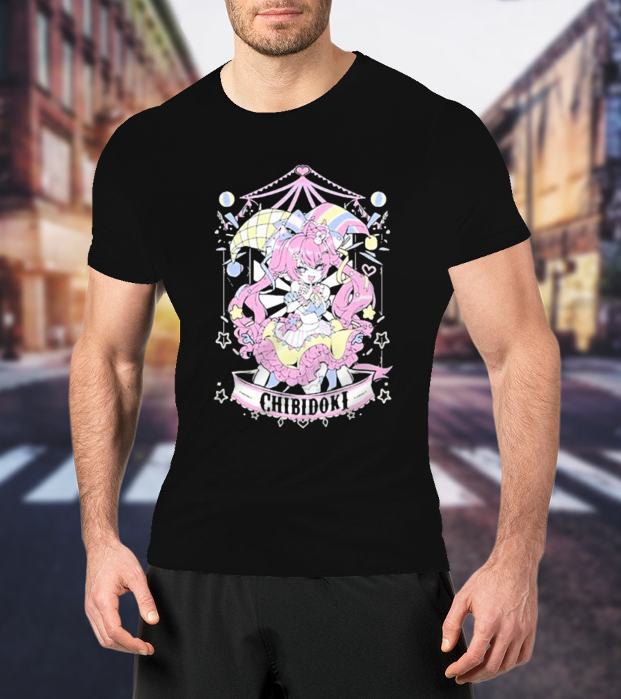 Chibidoki Pastel Circus Jester Kawaii Aesthetic T-Shirt