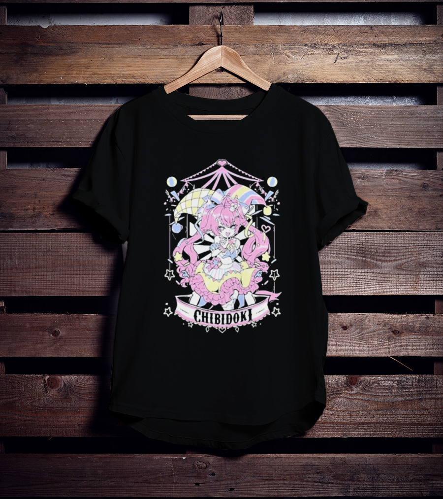 Chibidoki Pastel Circus Jester Kawaii Aesthetic T-Shirt