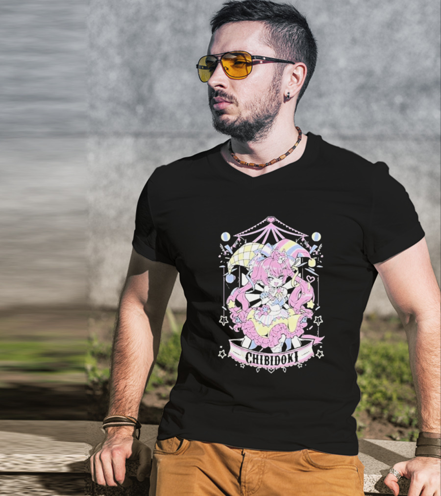 Chibidoki Pastel Circus Jester Kawaii Aesthetic T-Shirt