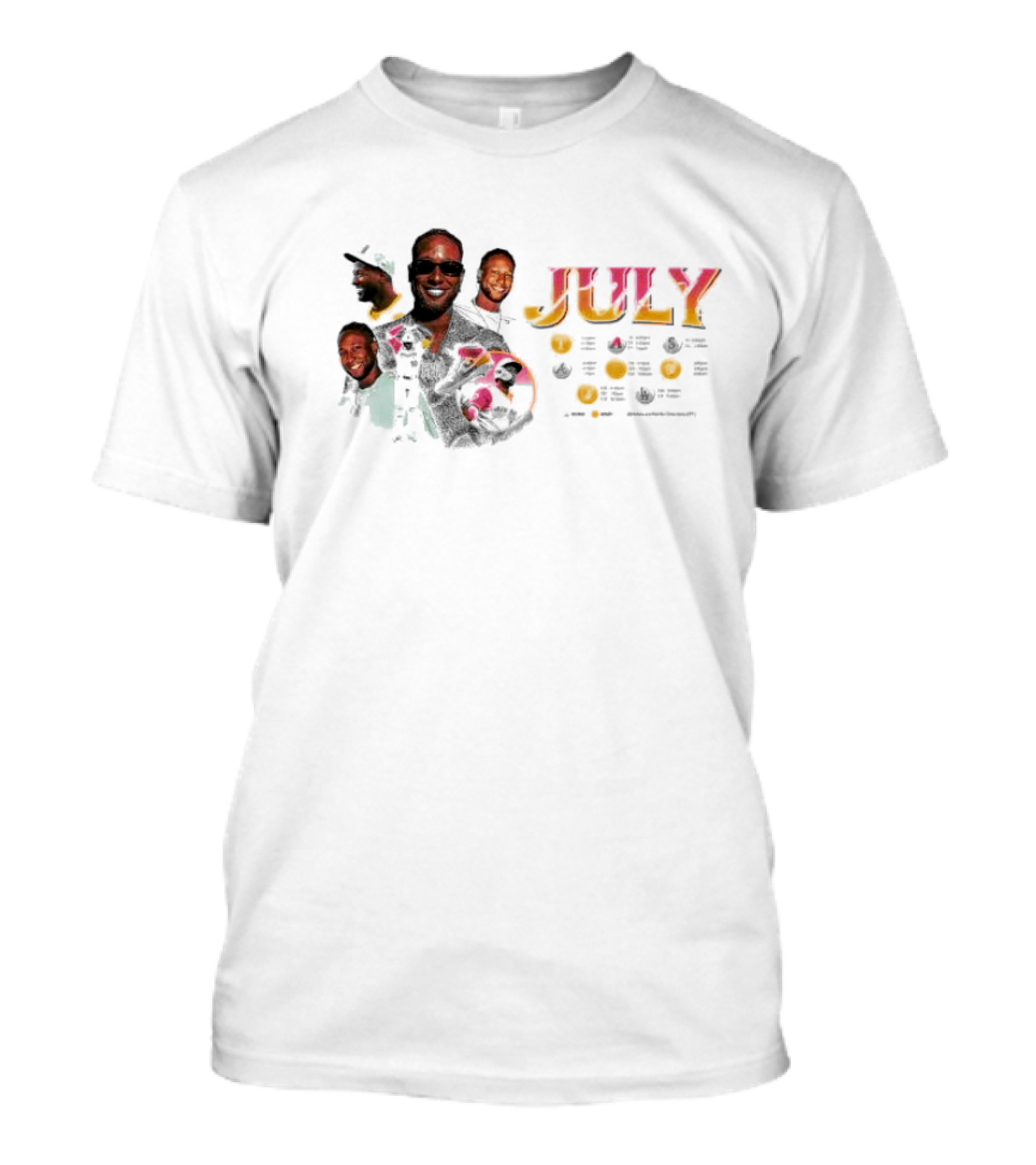Jurickson Profar July Retro Vibe Baseball Personality T-Shirt