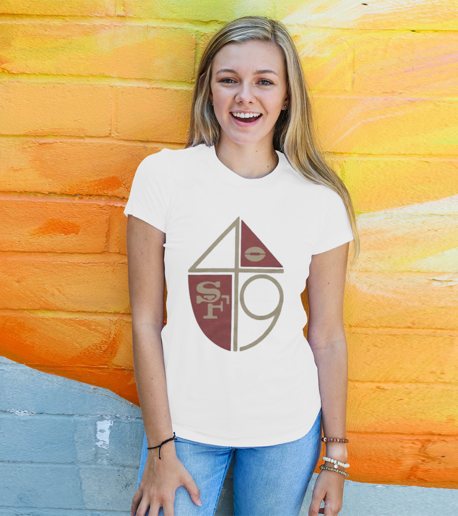 San Francisco 49ers Vintage 1965 SF 49 Iconic Emblem T-Shirt