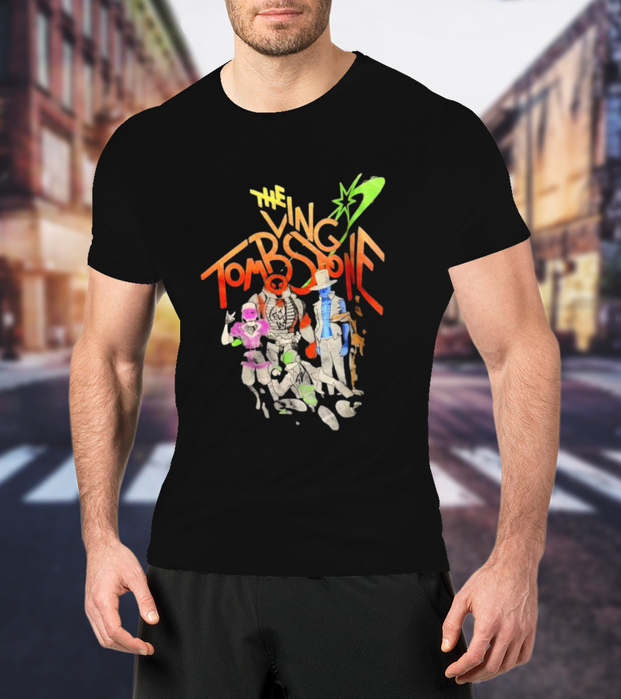 The Living Tombstone Characters And Logo With Colorful T-Shirt
