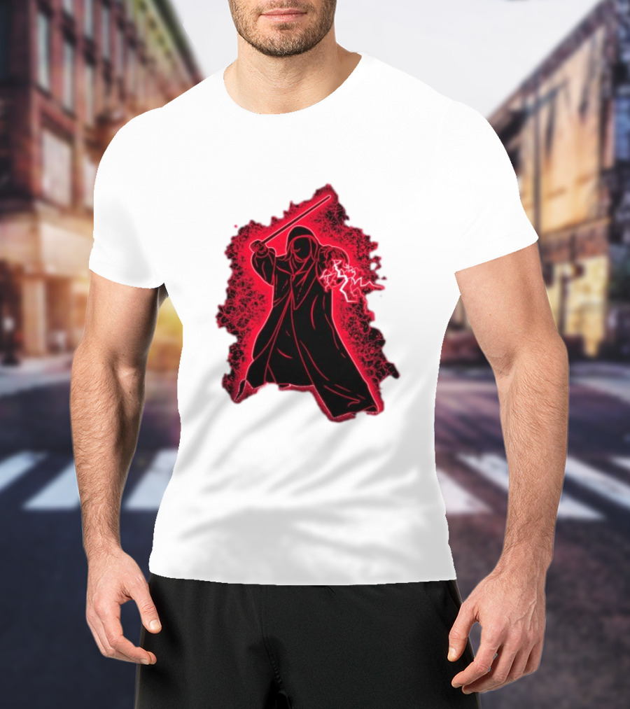 Lord Senator Thunder Dark Force Power Lightsaber Lightning T-Shirt