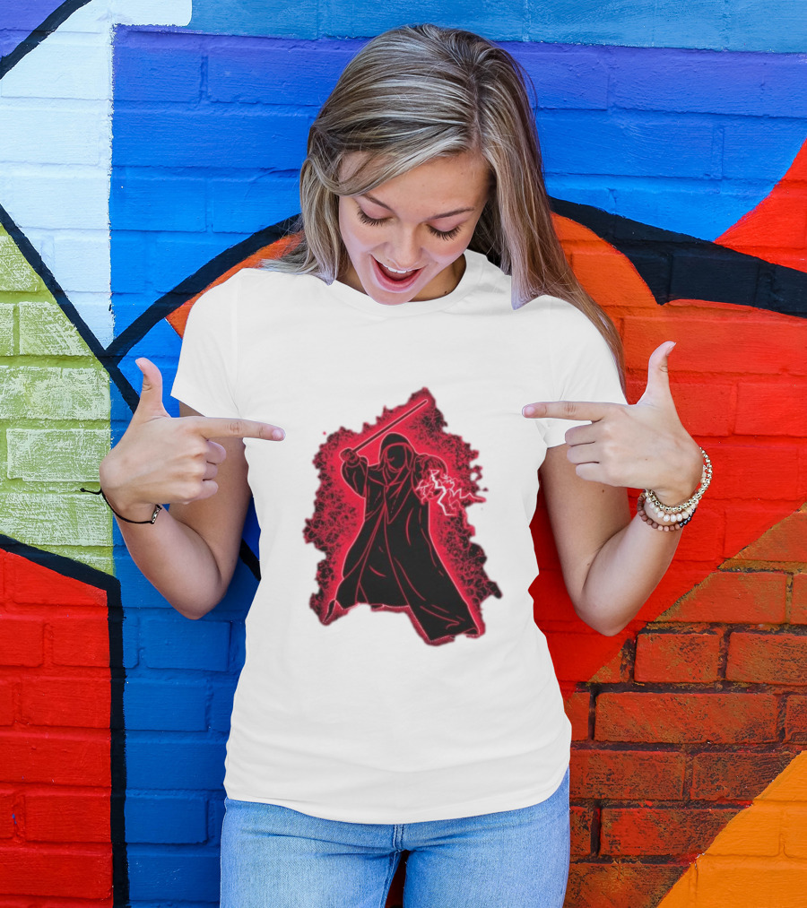 Lord Senator Thunder Dark Force Power Lightsaber Lightning T-Shirt