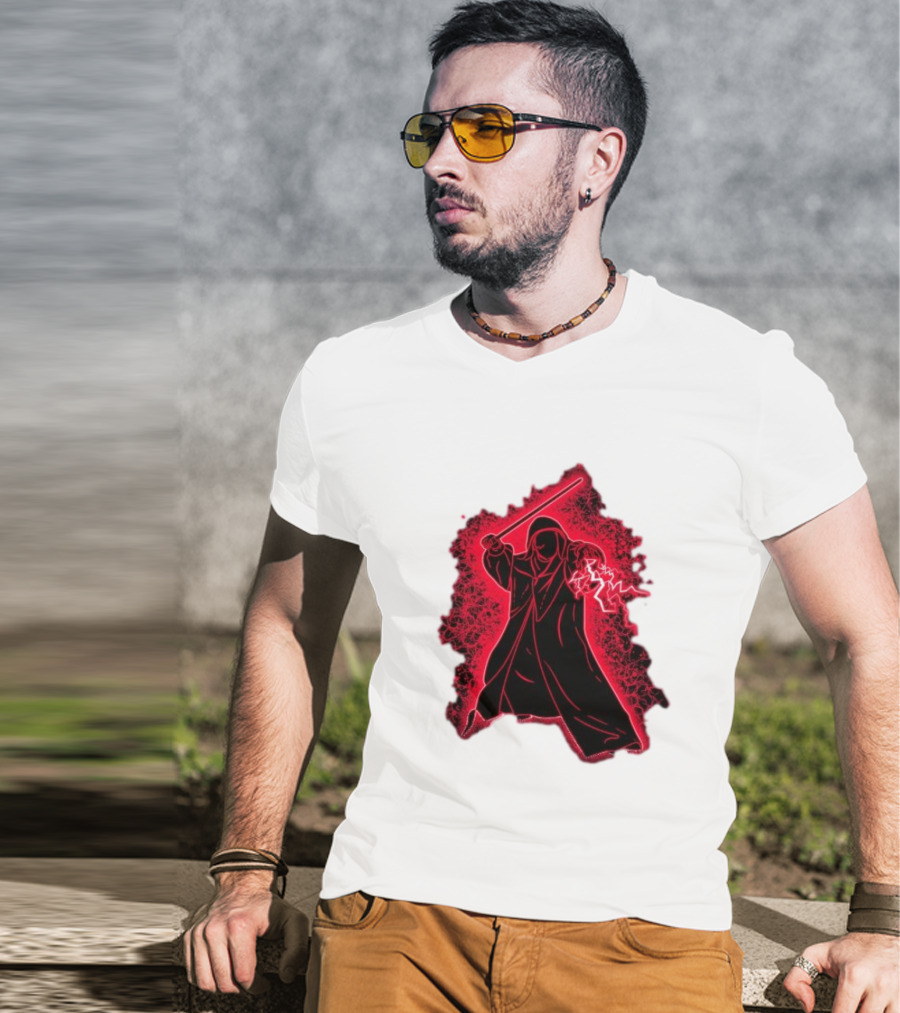 Lord Senator Thunder Dark Force Power Lightsaber Lightning T-Shirt