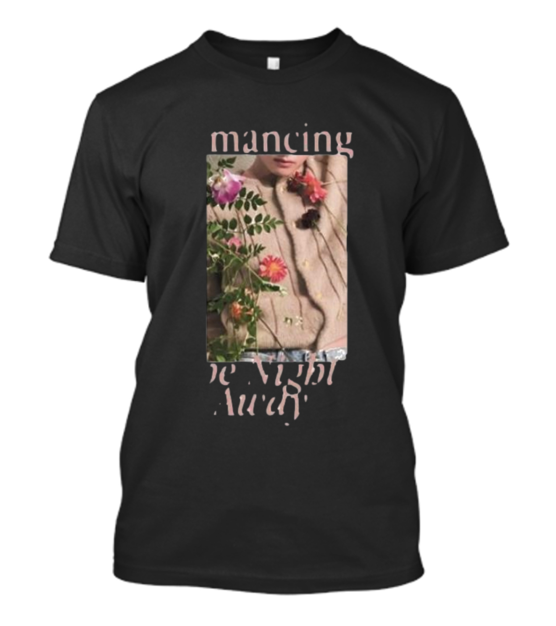 Romancing The Night Away Floral Slow Dancing T-Shirt