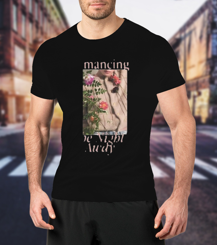 Romancing The Night Away Floral Slow Dancing T-Shirt