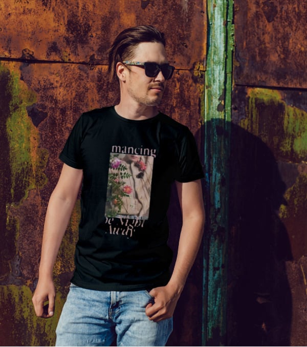 Romancing The Night Away Floral Slow Dancing T-Shirt