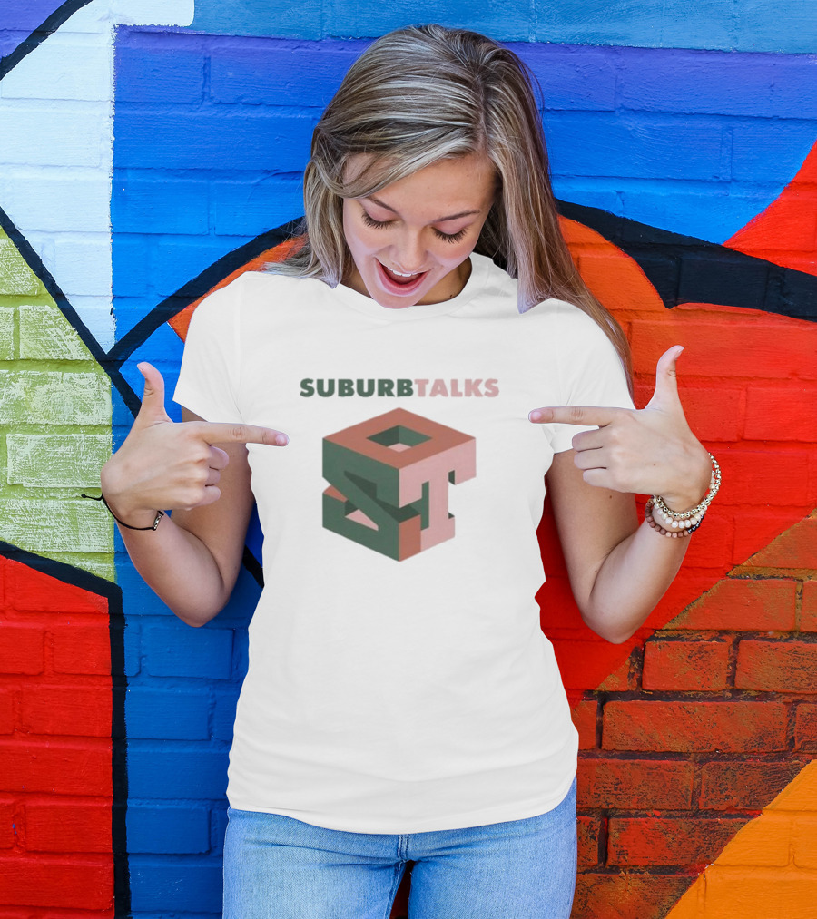 SUBURBTALKS Geometric Logo N64 T-Shirt