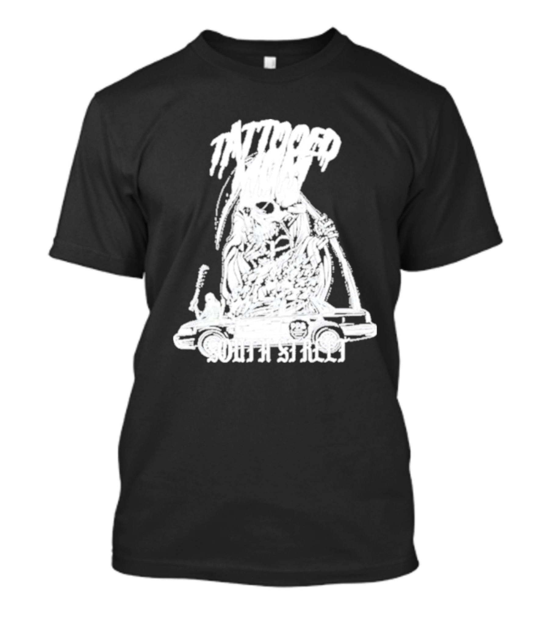 Tattooed Mom South Street Skeleton Car T-Shirt