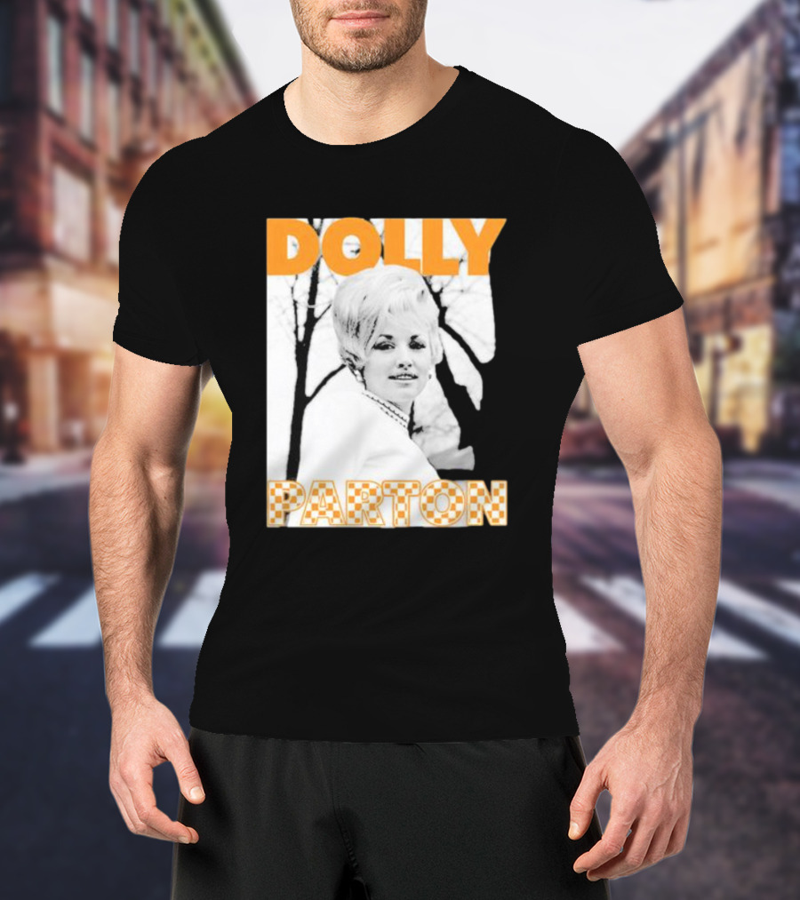 Dolly Parton Retro Black And White Tennessee T-Shirt