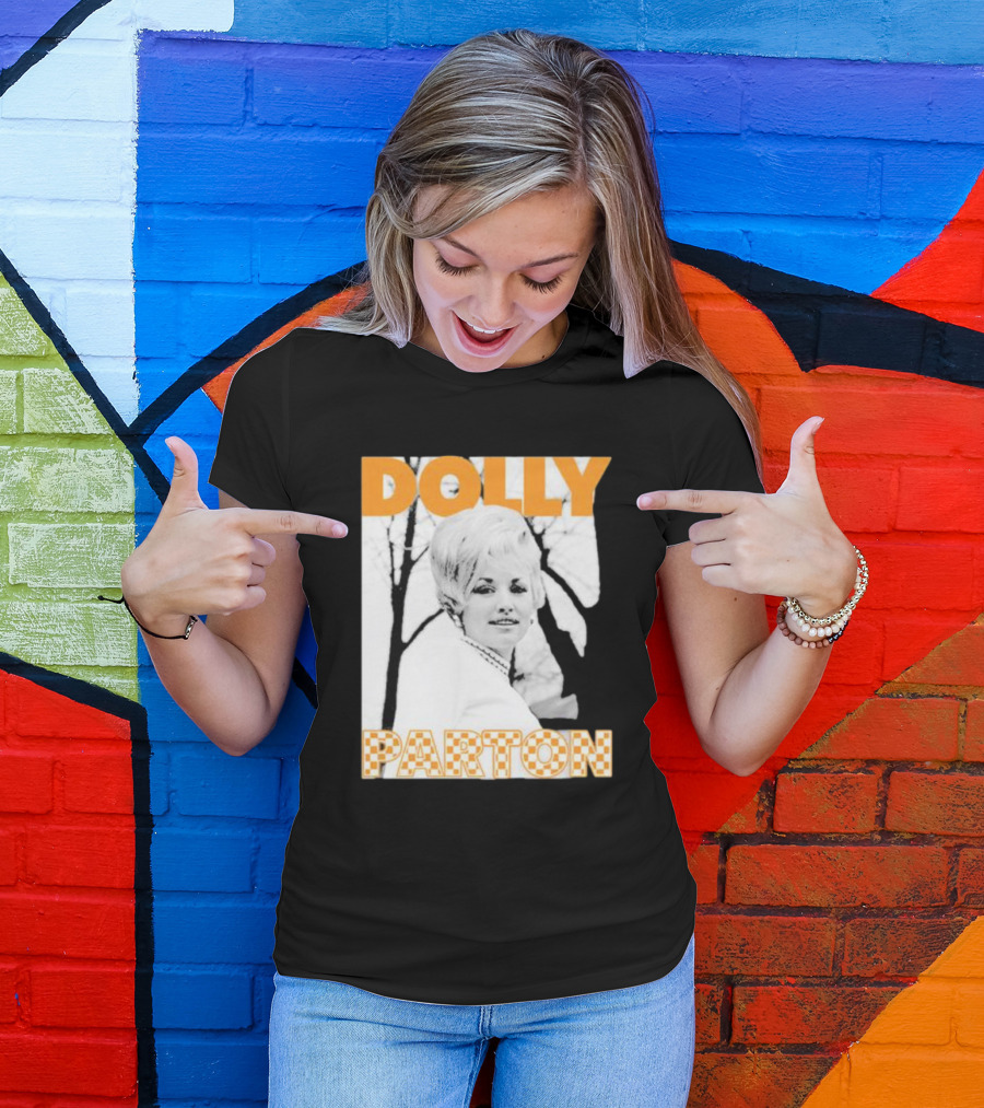 Dolly Parton Retro Black And White Tennessee T-Shirt