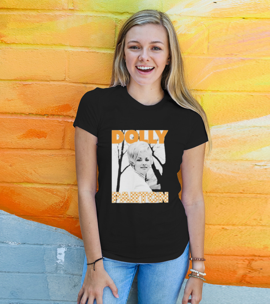Dolly Parton Retro Black And White Tennessee T-Shirt