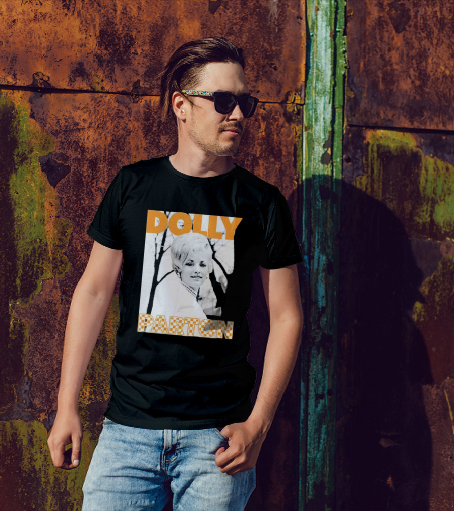 Dolly Parton Retro Black And White Tennessee T-Shirt