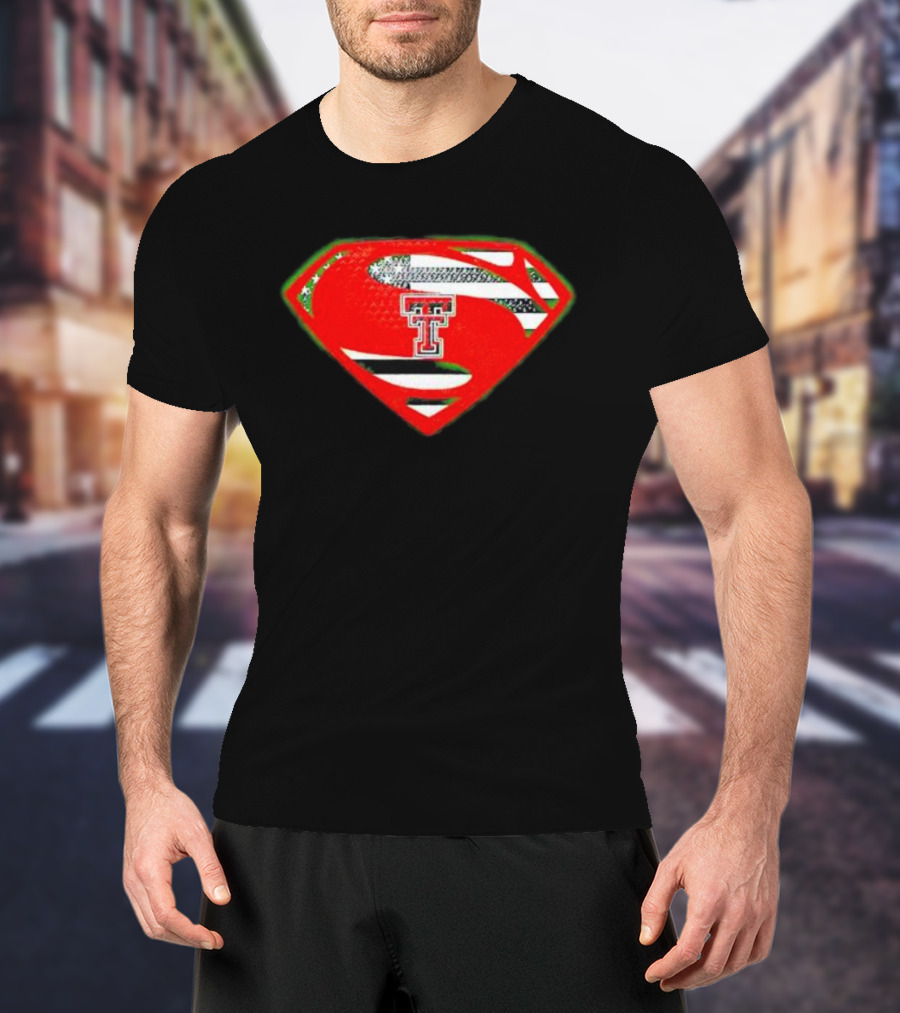 Texas Tech Red Raiders TT Superman T-Shirt