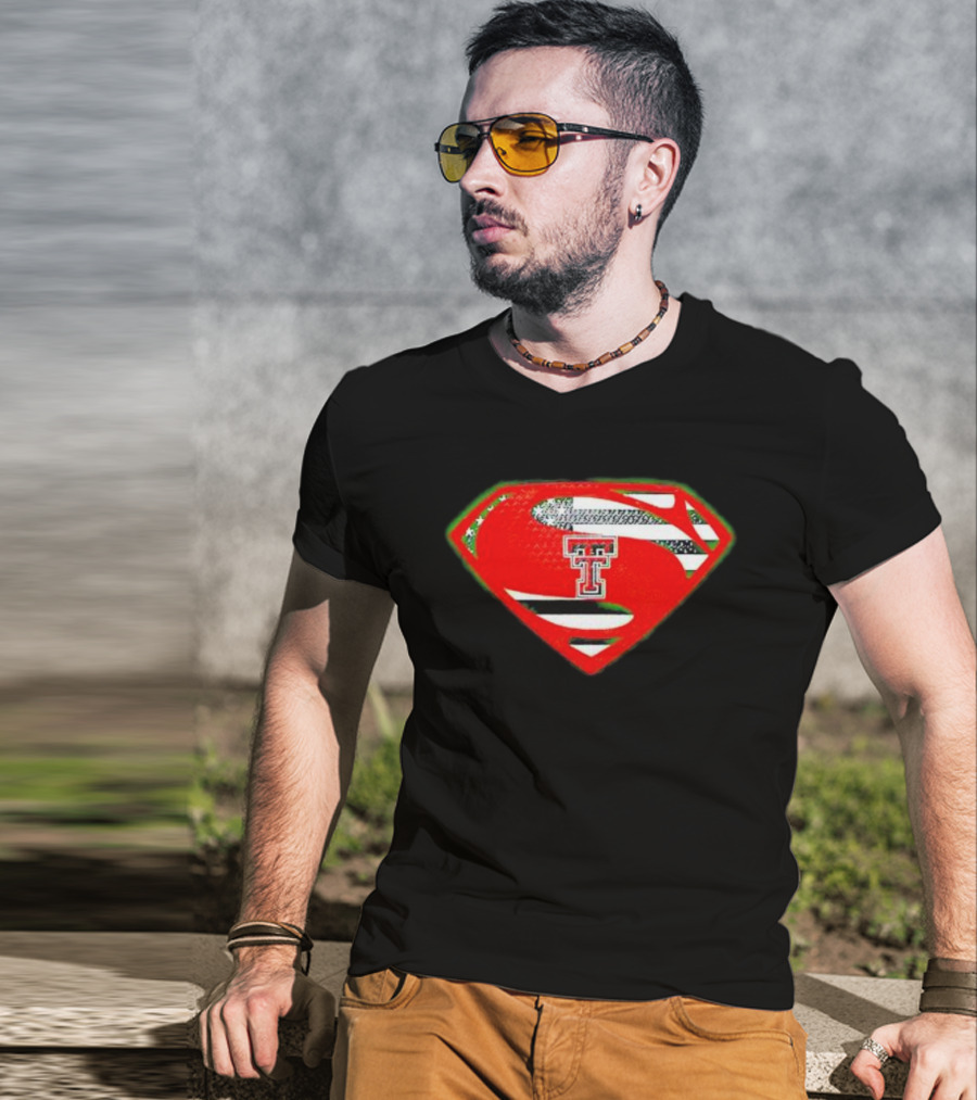 Texas Tech Red Raiders TT Superman T-Shirt