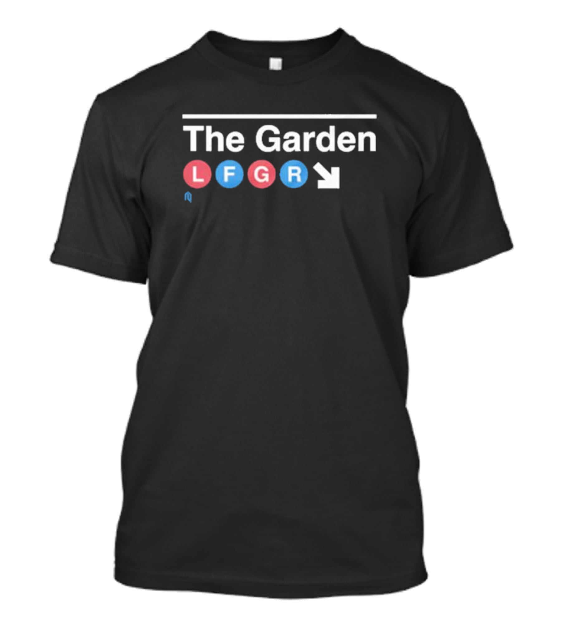 The Garden Lfgr Subway Style Circular Icons T-Shirt