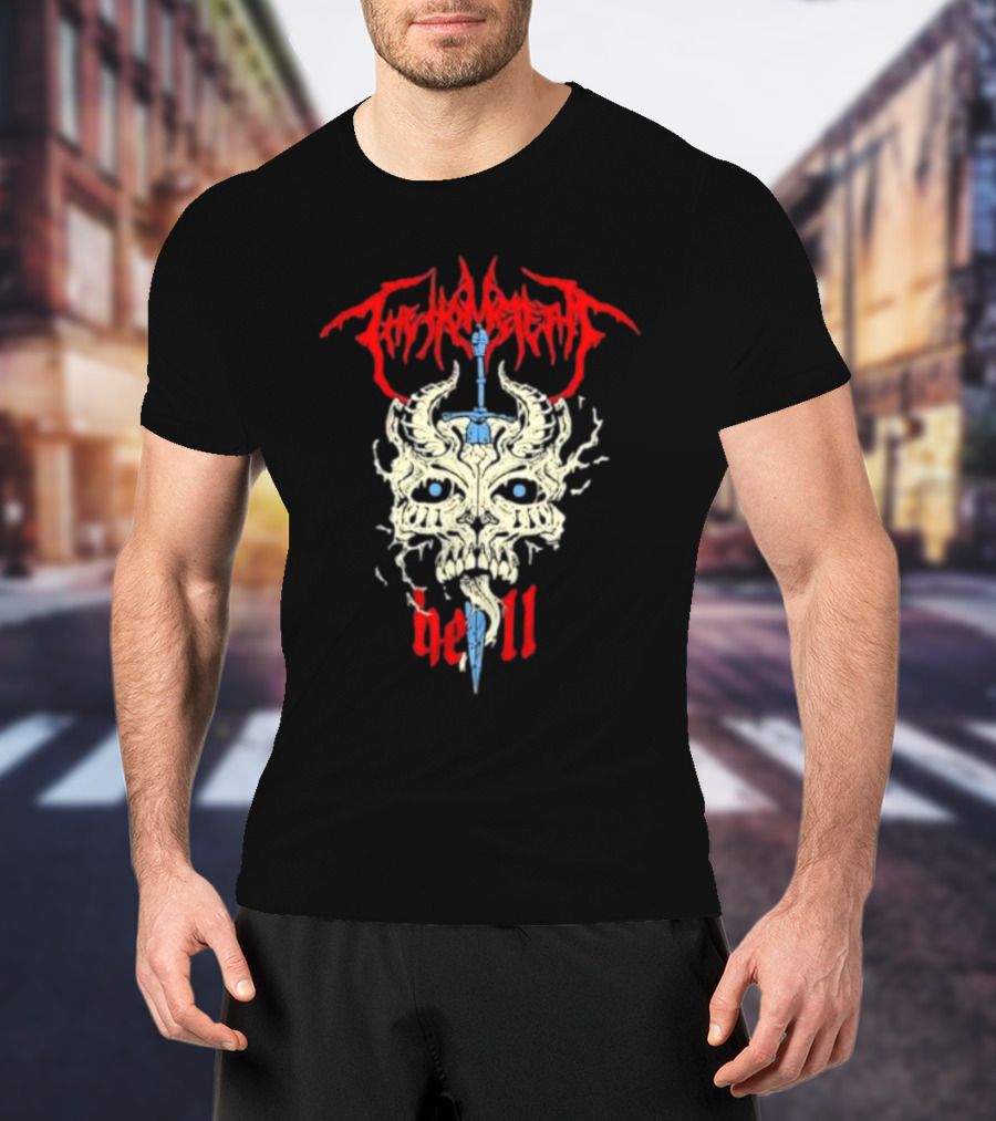 The Home Team Hell Skull Sword T-Shirt