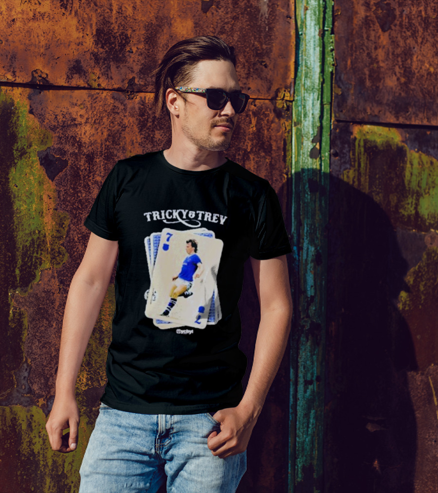 Tricky Trev Playing Card The Nil Satis Factory Keep Your Cards Close To Your Chest T-Shirt