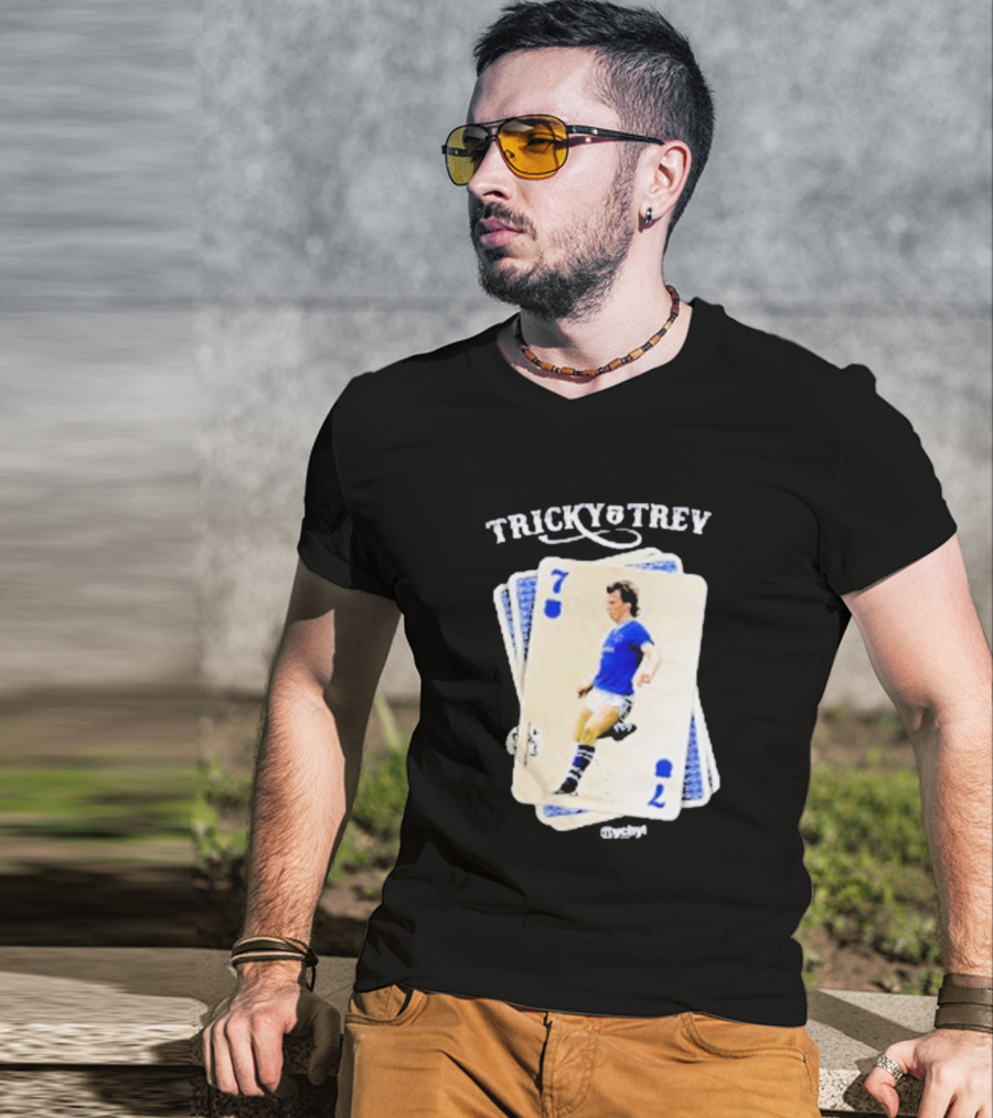 Tricky Trev Playing Card The Nil Satis Factory Keep Your Cards Close To Your Chest T-Shirt