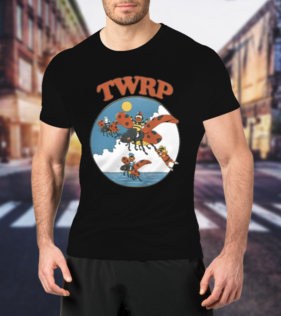TWRP Band Riding Giant Ladybugs Under The Sun T-Shirt
