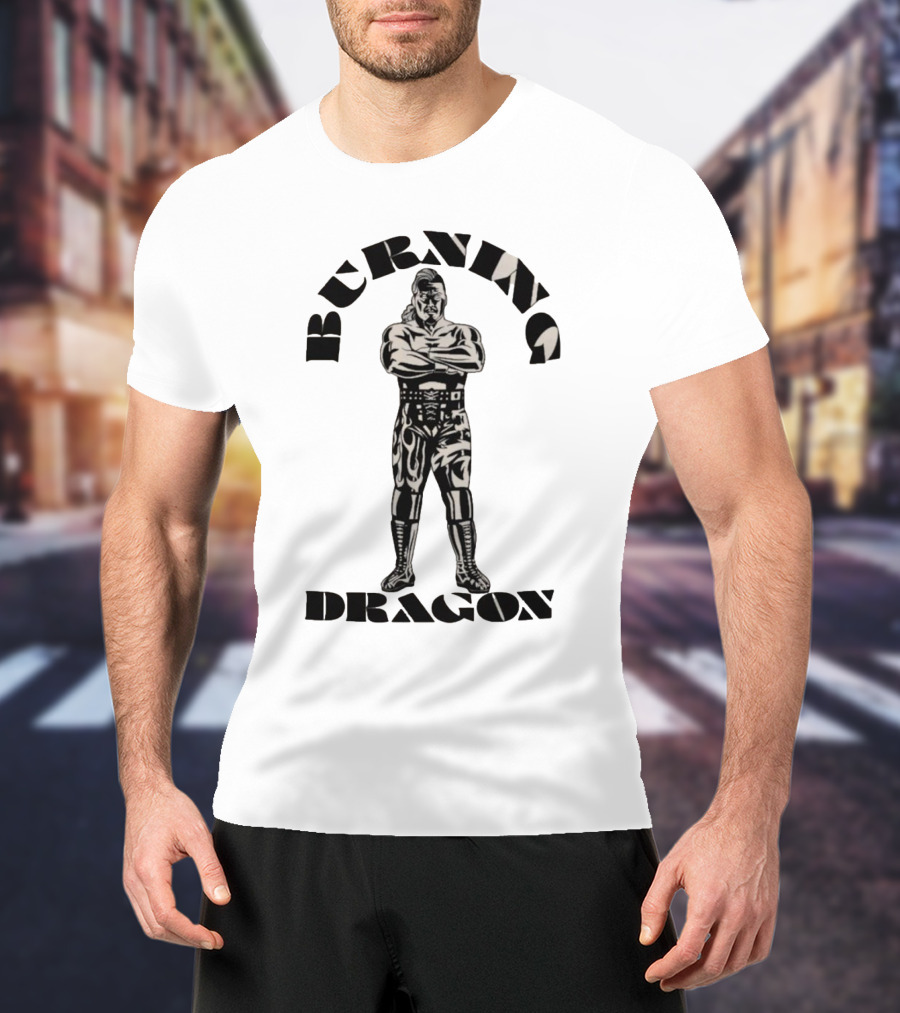 Burning Dragon Shingo Takagi Wrestling T-Shirt