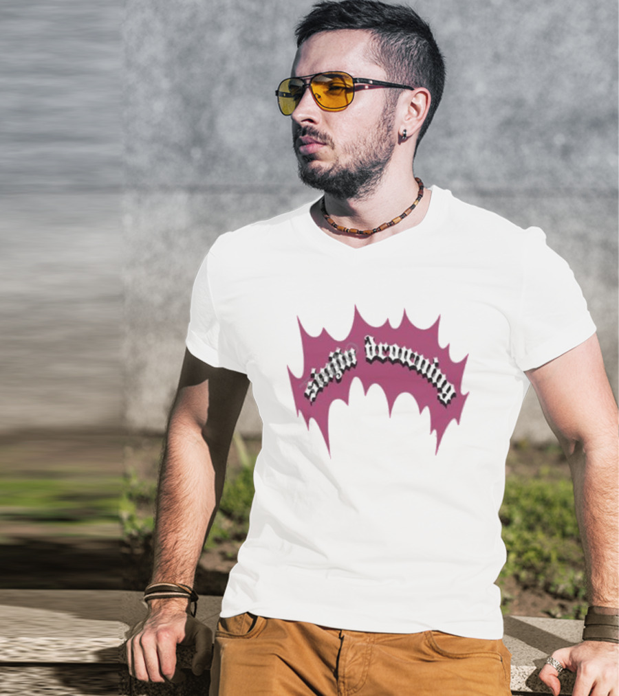 Sinjin Drowning Pink Burst T-Shirt