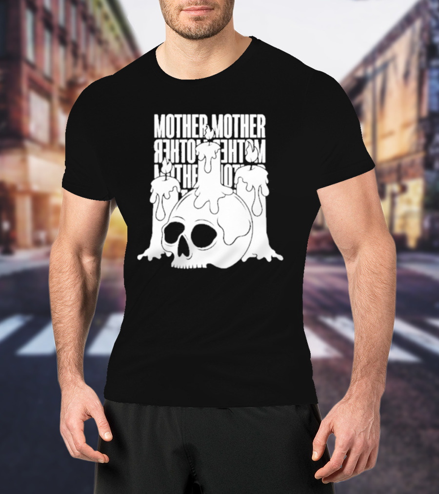 Mother Mother Skull Candle T-Shirt