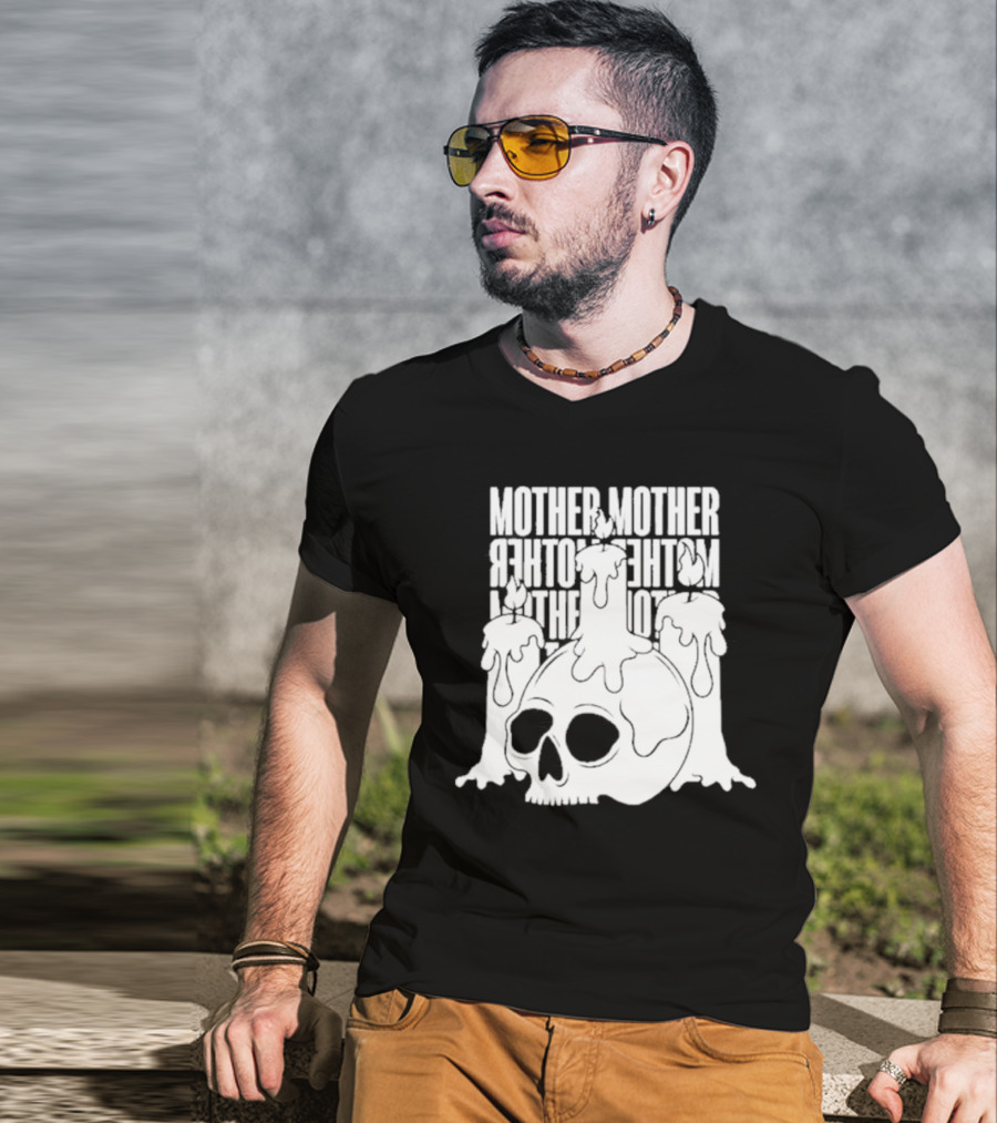 Mother Mother Skull Candle T-Shirt