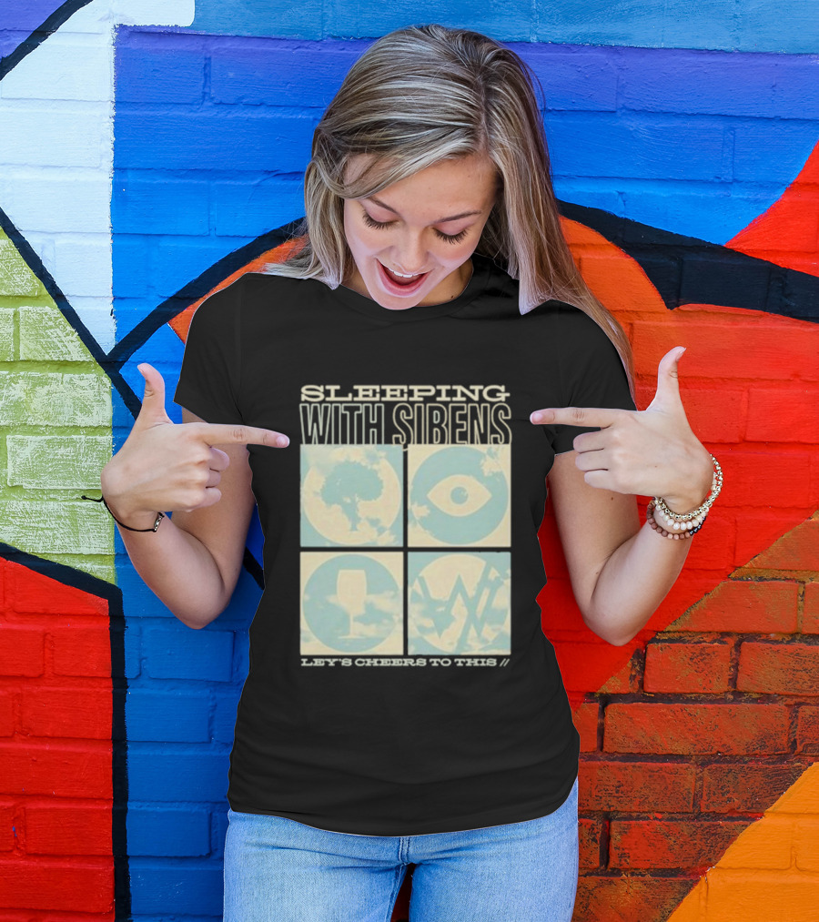 Sleeping With Sirens Let's Cheers To This Iconic Album Art Elements T-Shirt