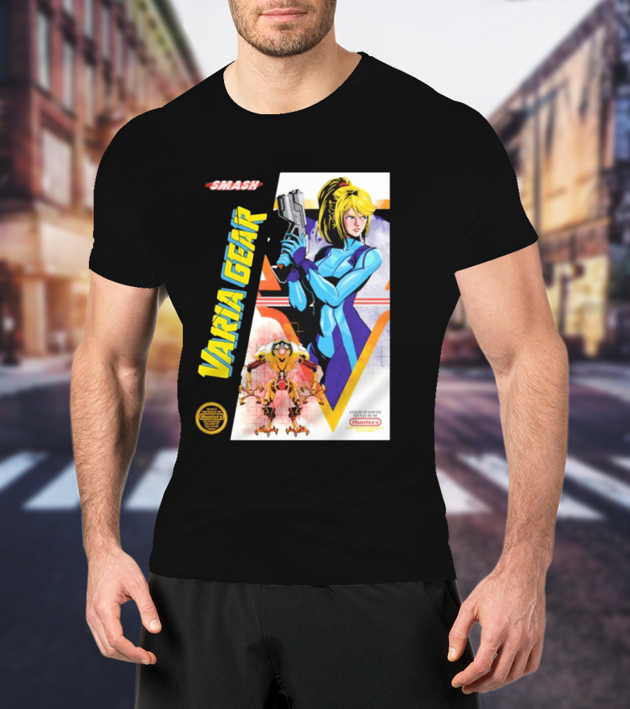 Smash Varia Gear Zero Suit Hunter Chronicles T-Shirt