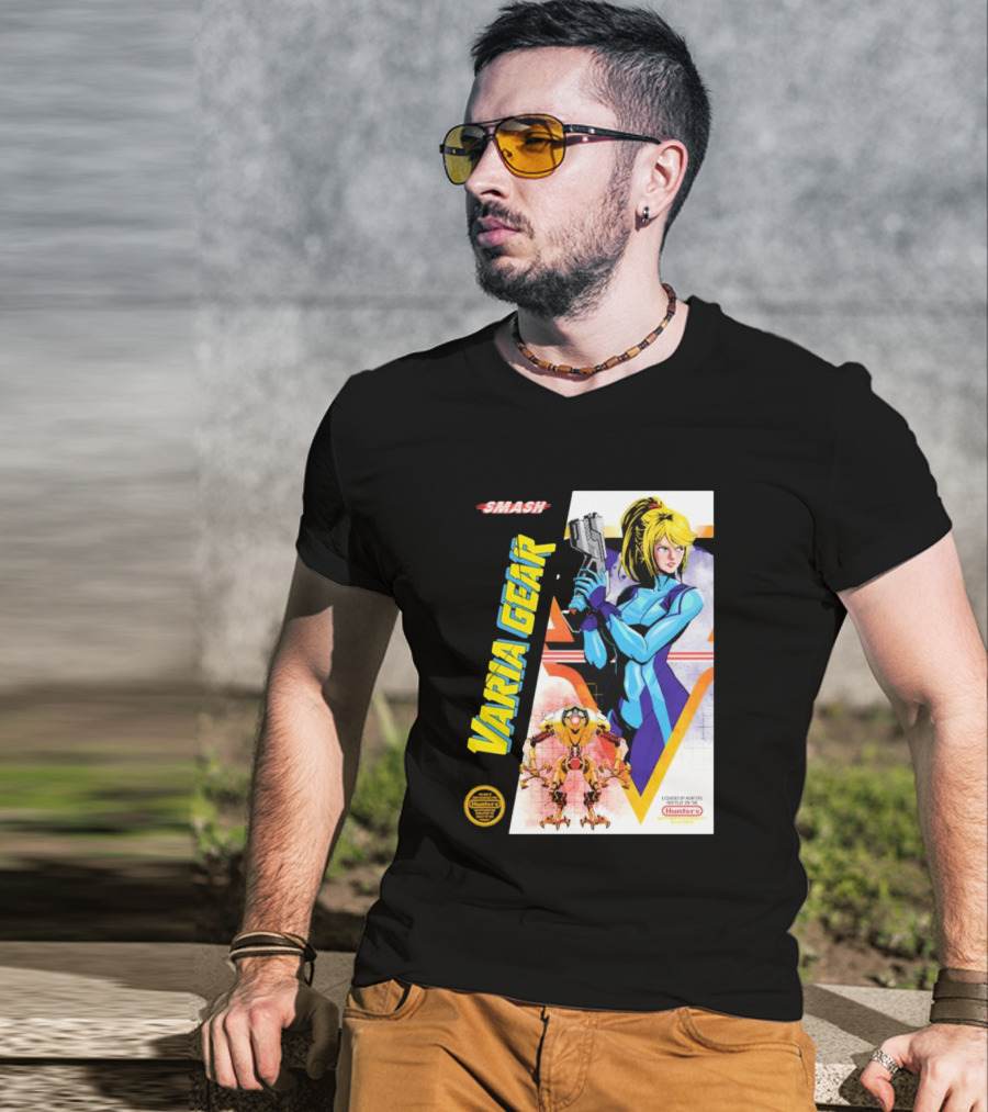 Smash Varia Gear Zero Suit Hunter Chronicles T-Shirt